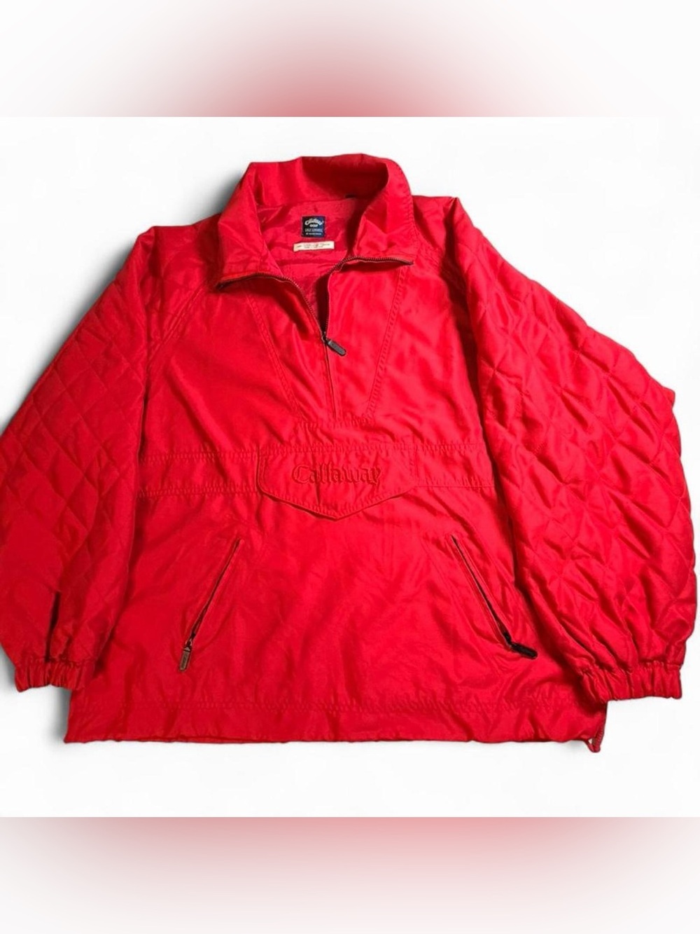 Vintage Callaway Men’s Medium Red Pullover Windbreaker